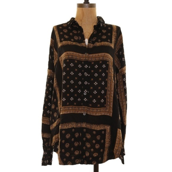 Free people Little Secrets Button Down Blouse - Picture 7 of 7